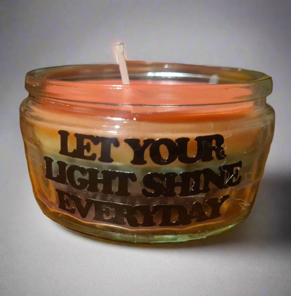Rainbow Candles Jars
