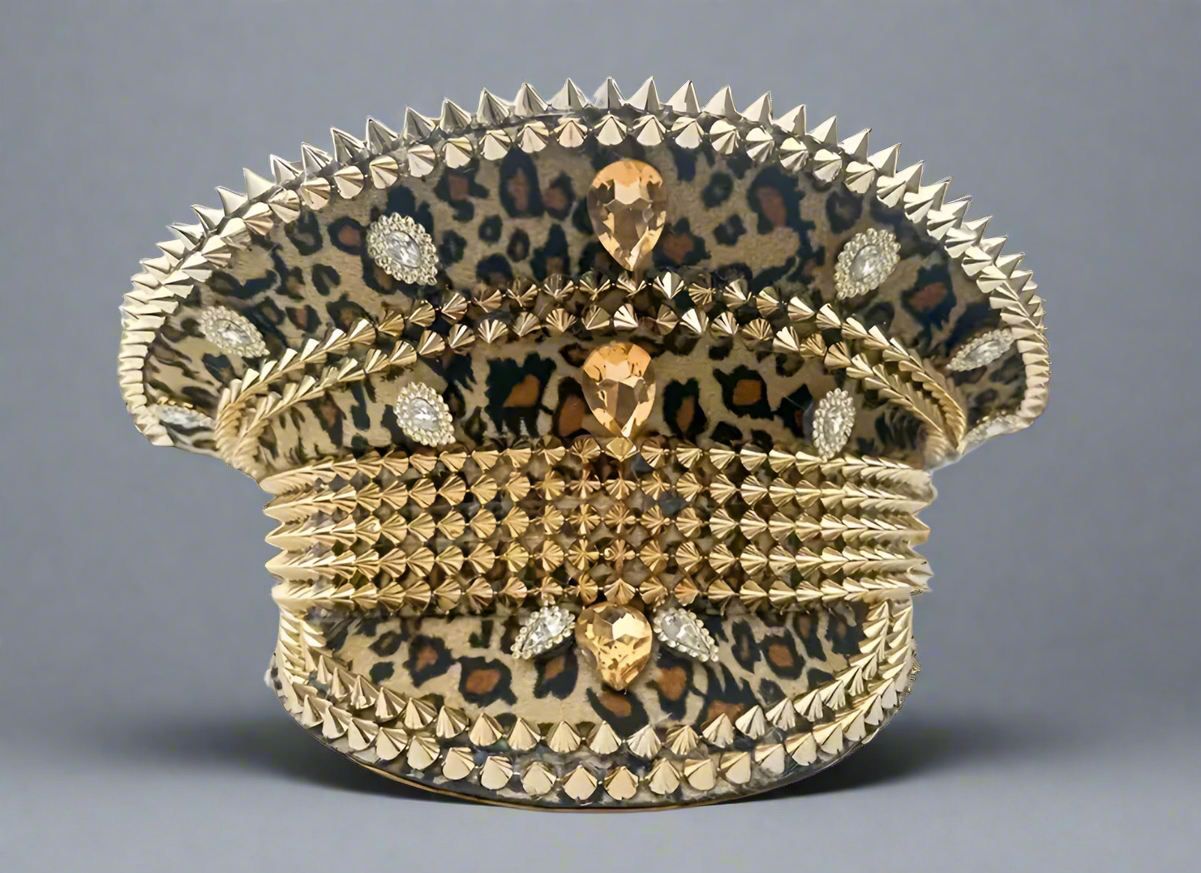 Leopard Captain Hat