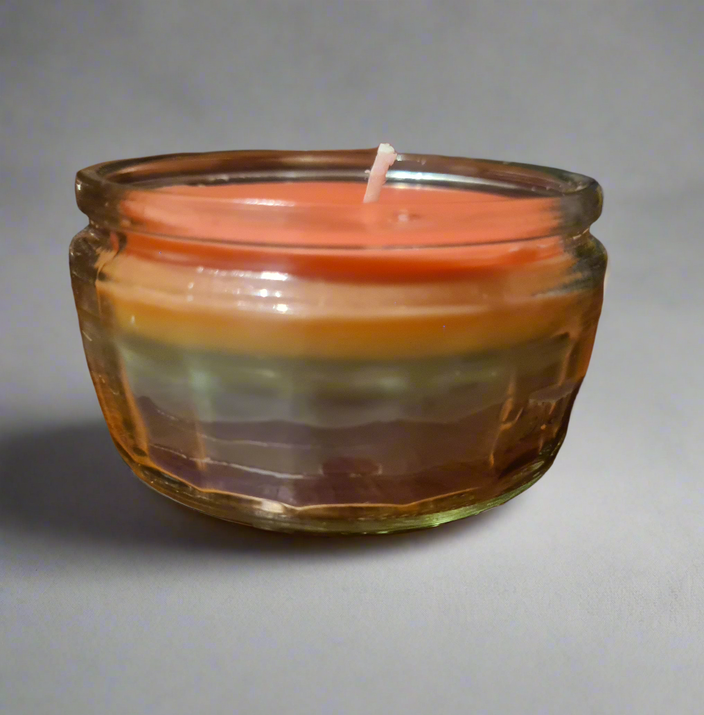 Rainbow Candles Jars
