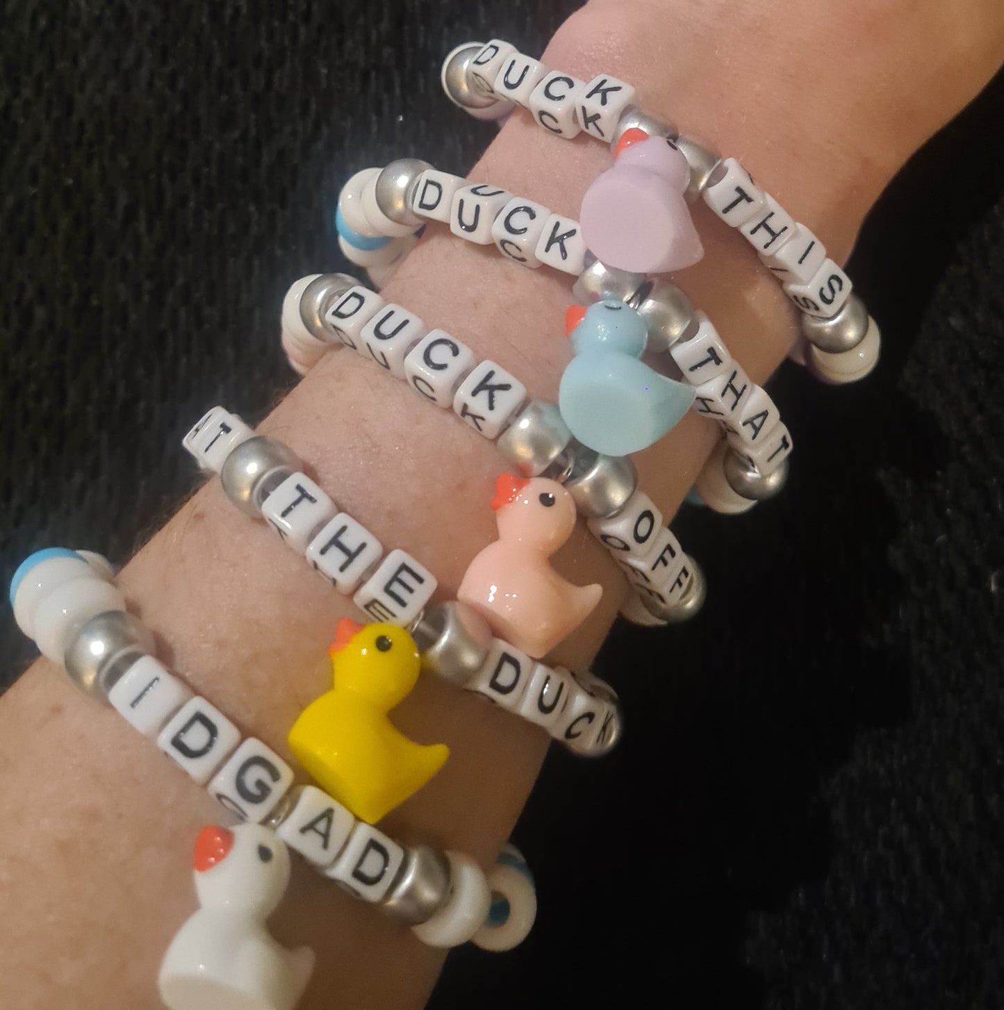 Funny Duck Kandi Bracelets - Handmade Festival Rave Accessory