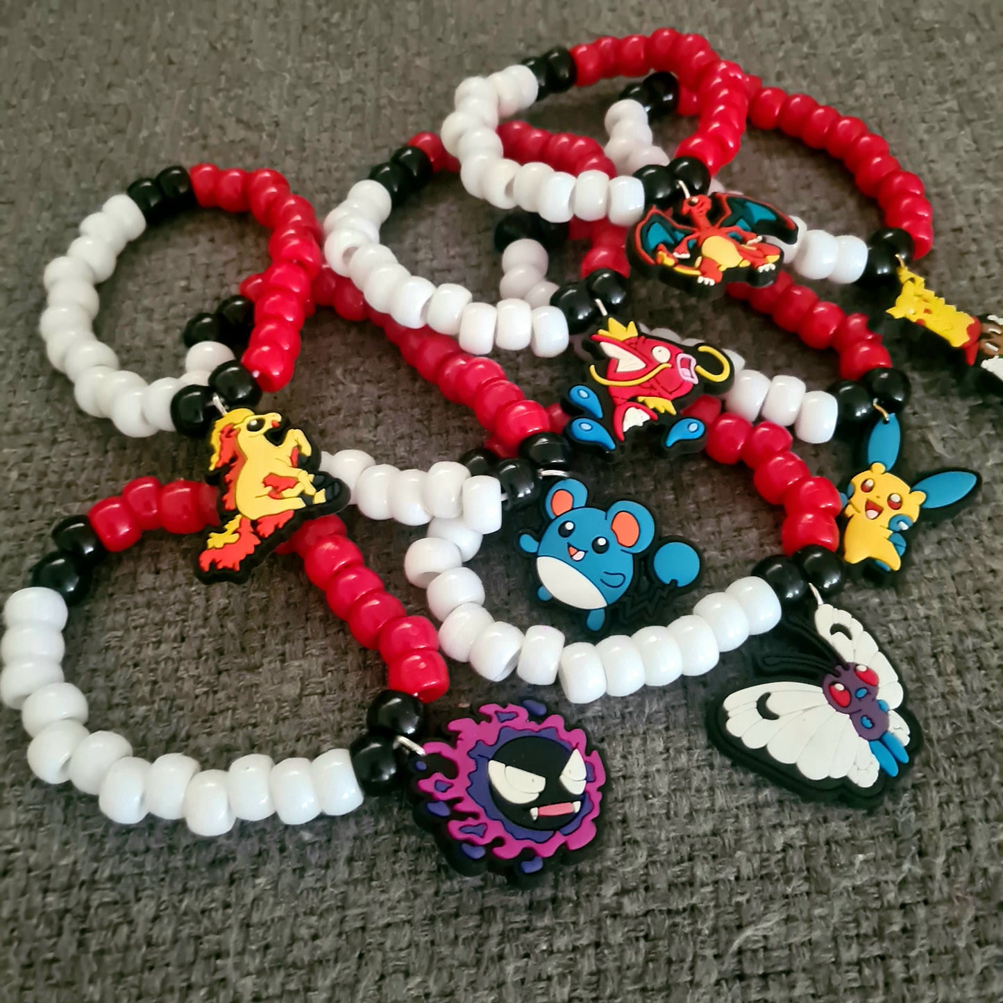 Mystery Pokémon Kandi Charm Bracelets
