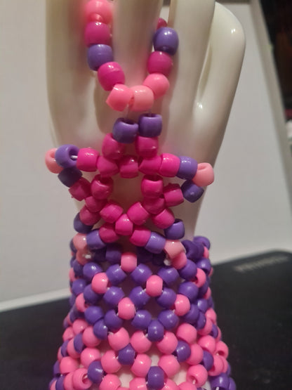 Kandi Star Glove - Handmade Festival Accessory