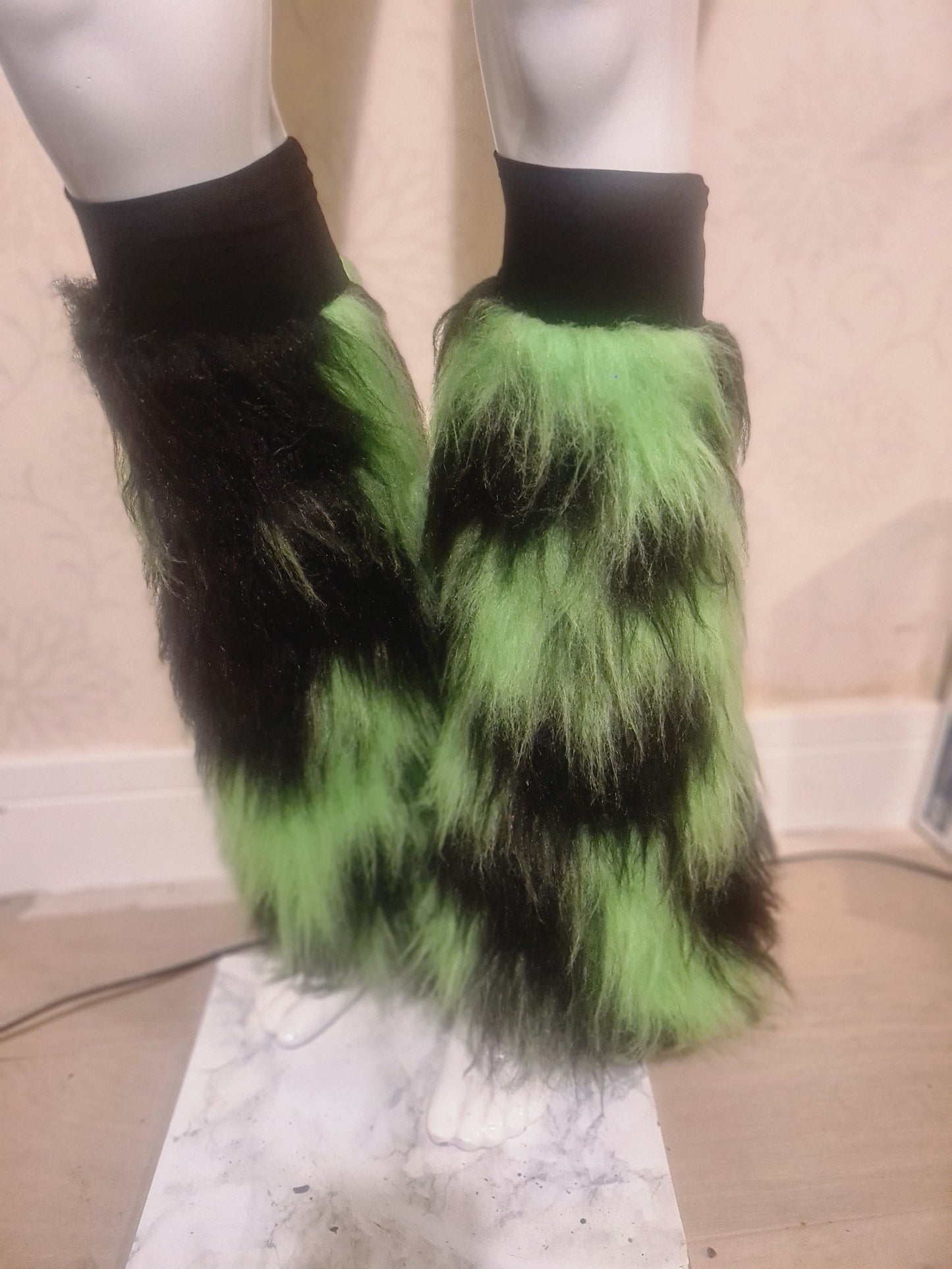 Green & Black Fluffies