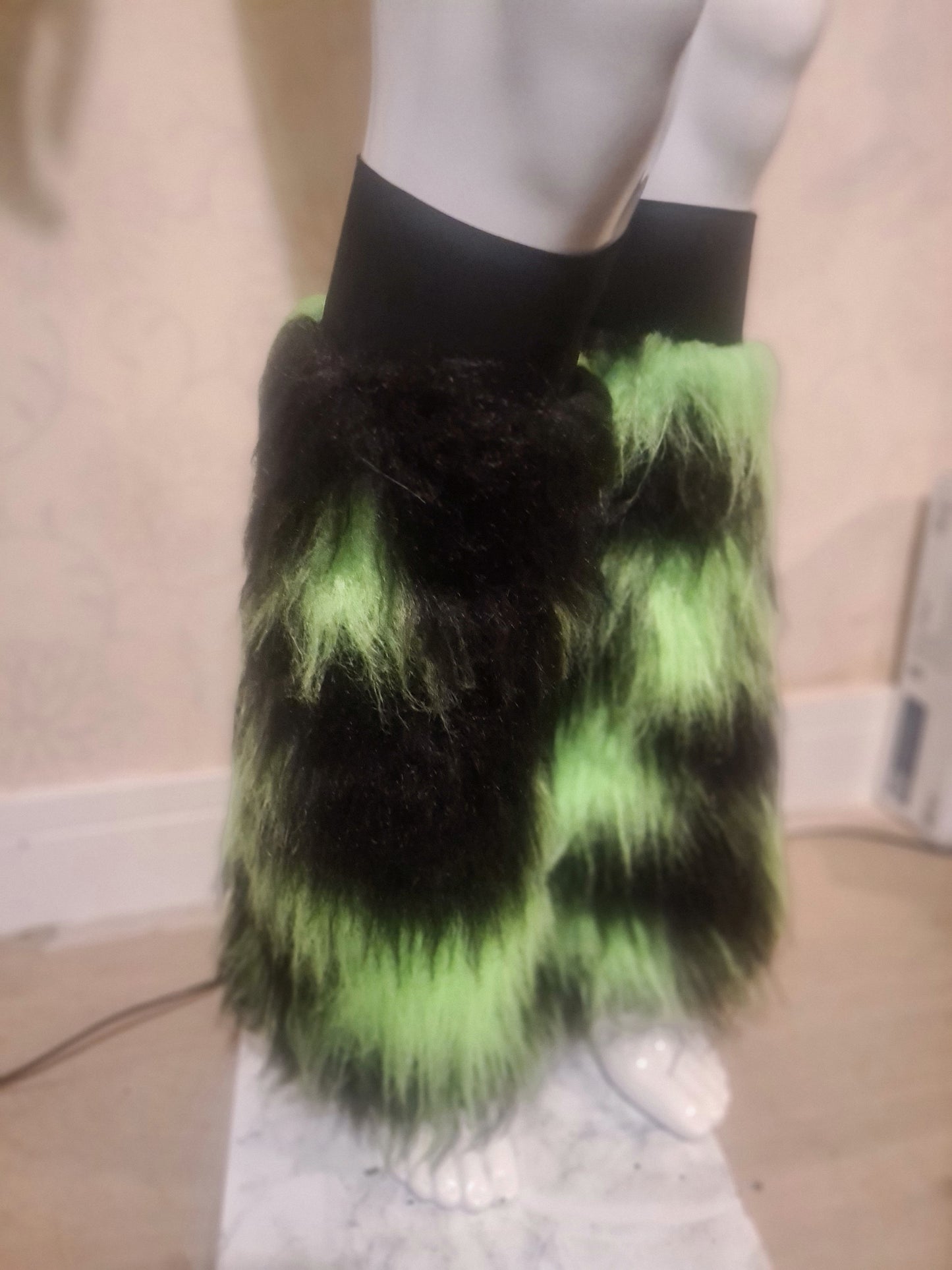 Green & Black Fluffies