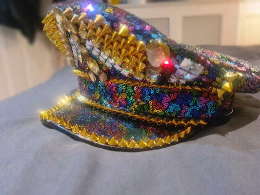 Rainbow Captain Hat