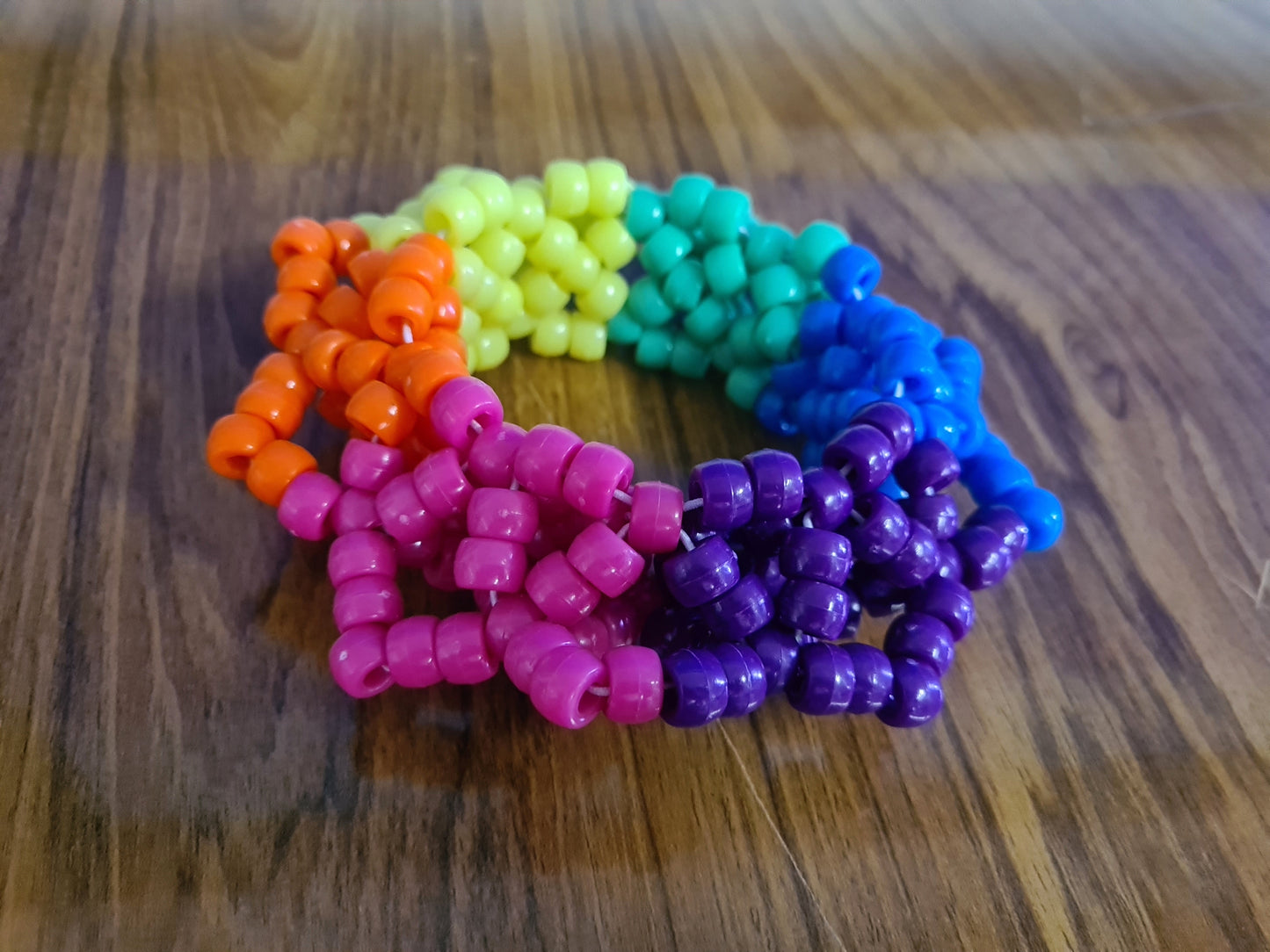 Rainbow Kandi Cuff