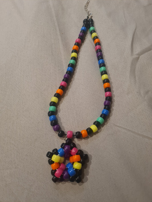 3D Star Kandi Necklace