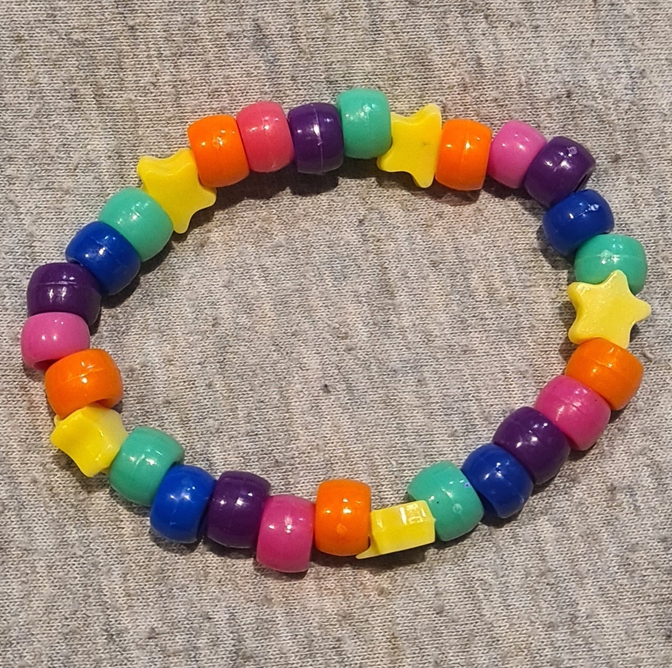 🌈 Rainbow Star Kandi Bracelets