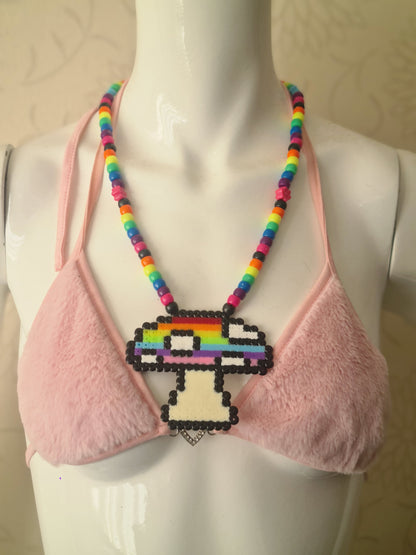Rave Rainbow Kandi Necklaces