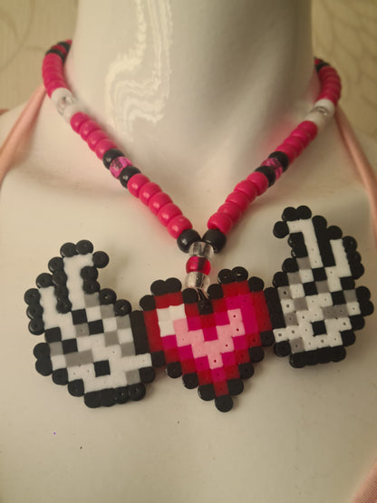 Angel Heart Kandi Necklace