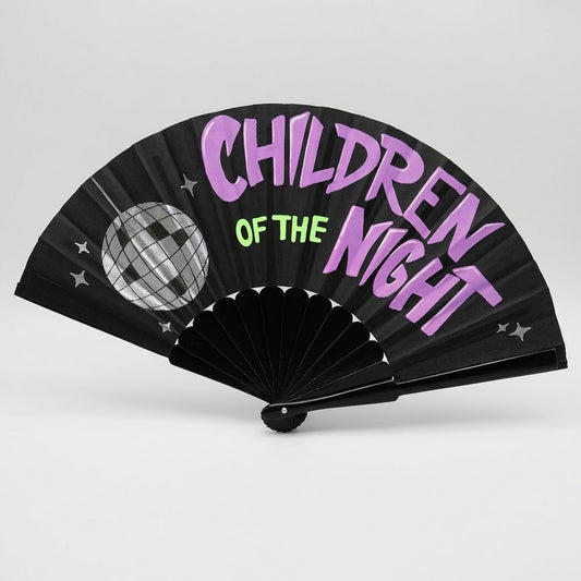 Children of the Night UV Reactive Rave Fan