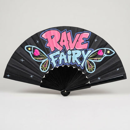 Rave Fairy UV Reactive Rave Fan