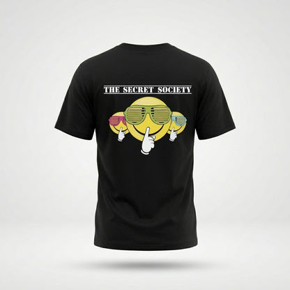 The Secret Society Black Rave T-Shirt – Standard Logo