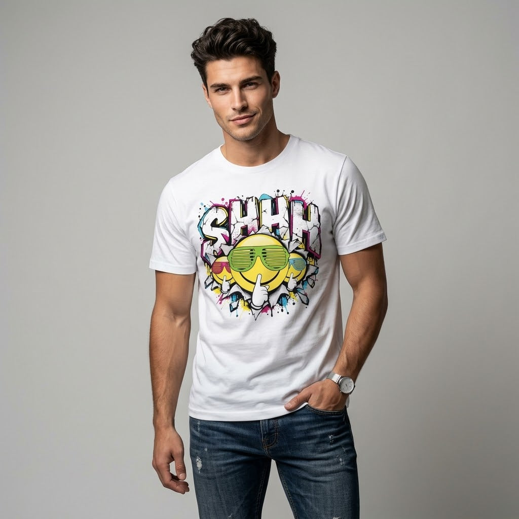 The Secret Society 2026 Limited Edition Rave T-Shirt – White SHH