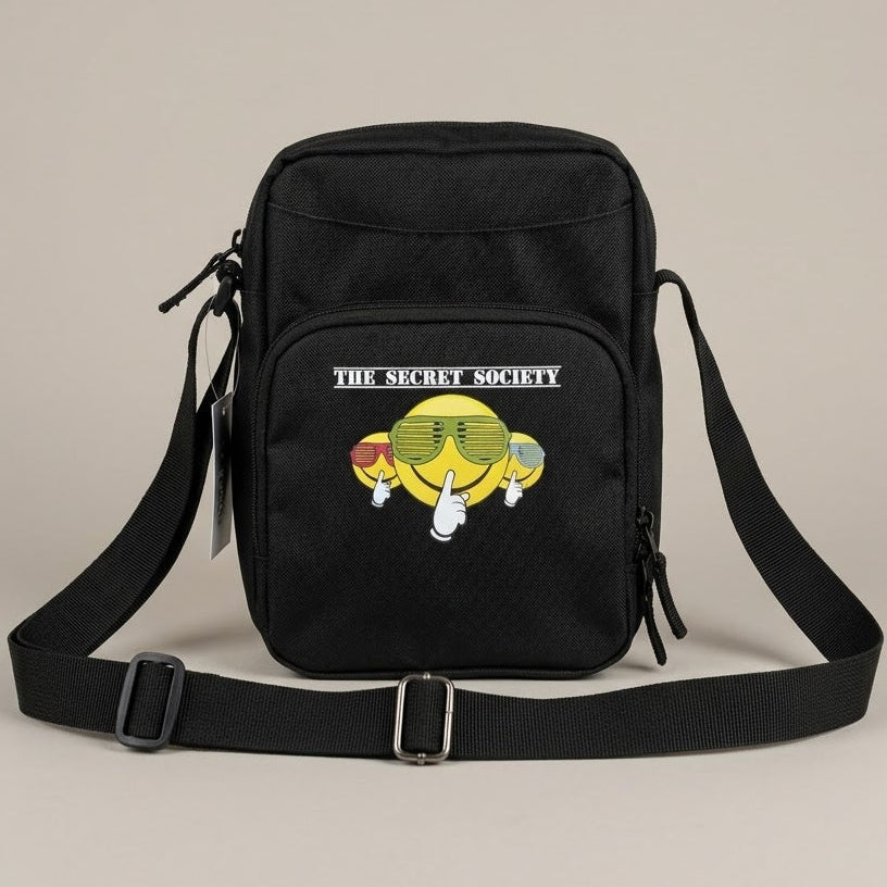 The Secret Society Black Crossbody Bag