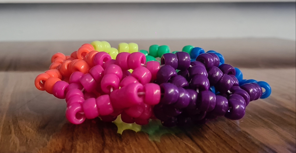 Rainbow Kandi Cuff