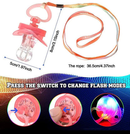 Light Up Dummy Whistles