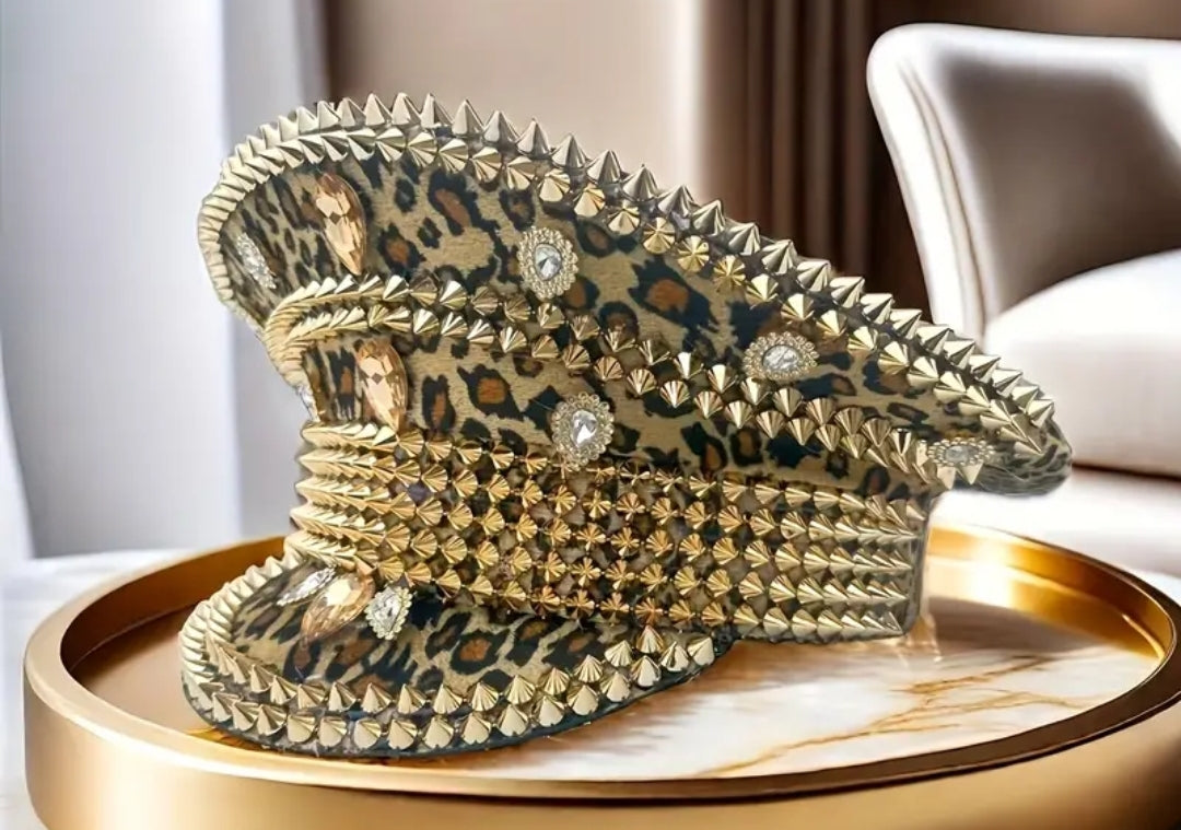 Leopard Captain Hat