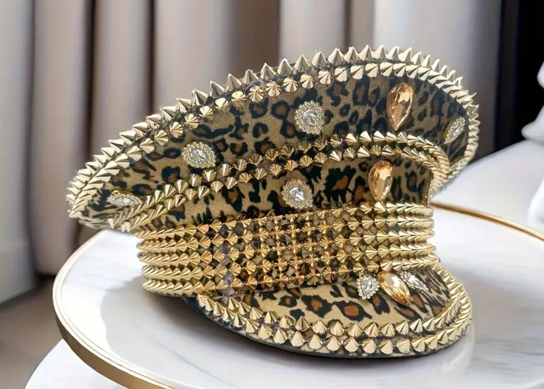 Leopard Captain Hat