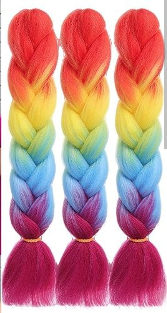 Rainbow Braids