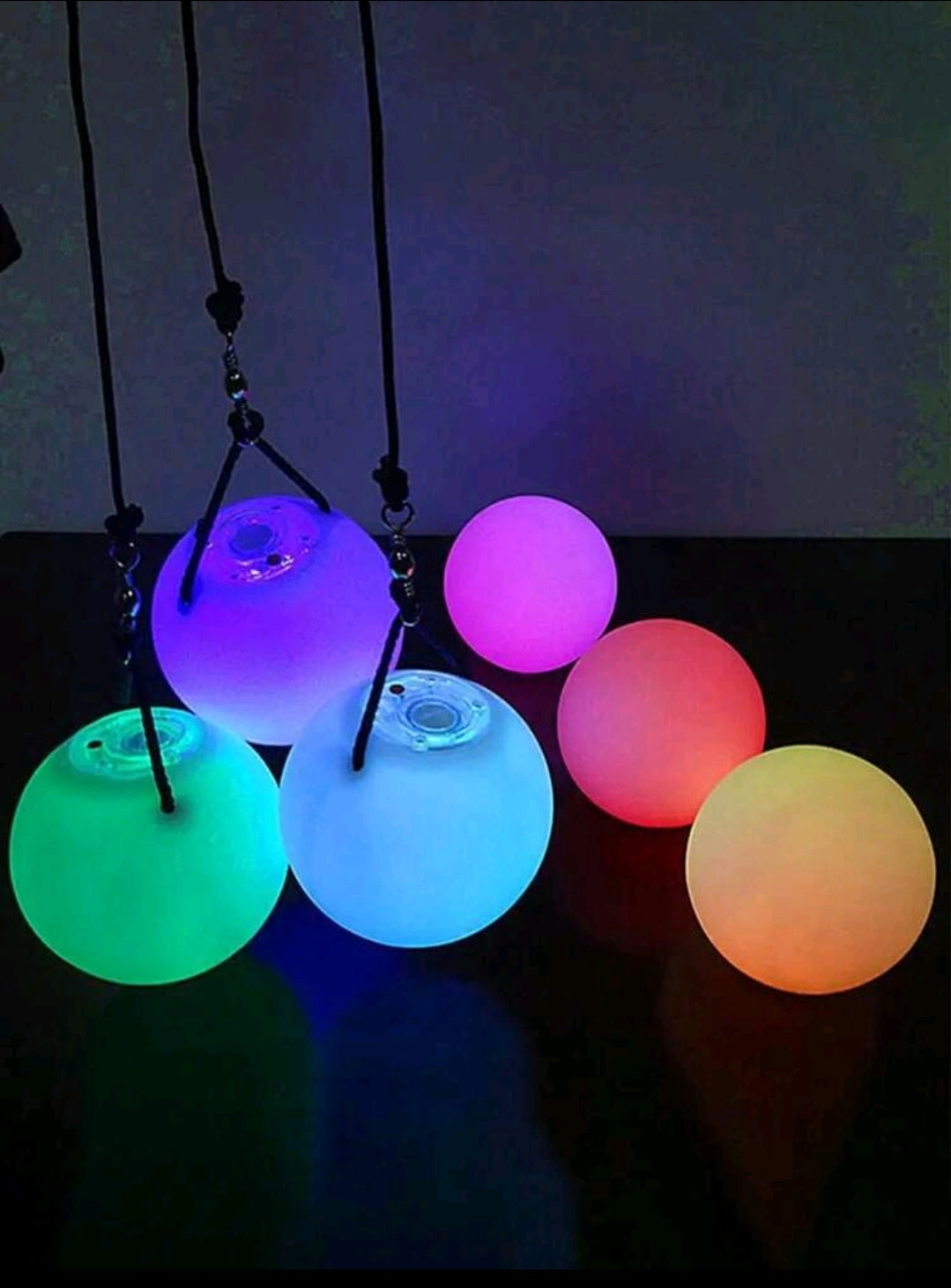 LED Poi - Set of two