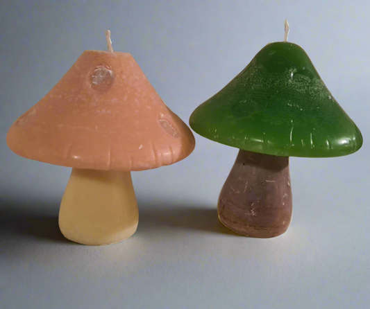 Large Mushroom Candles