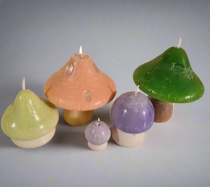 Mini Mushroom Candle