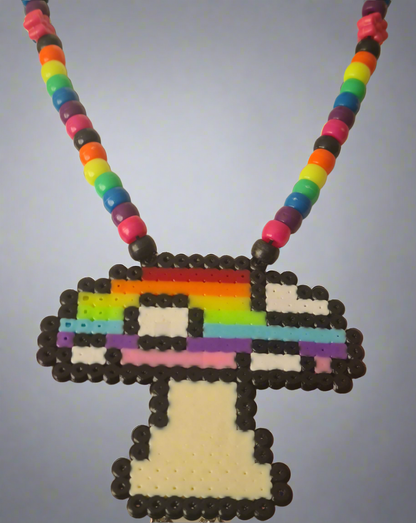 Rave Rainbow Kandi Necklaces