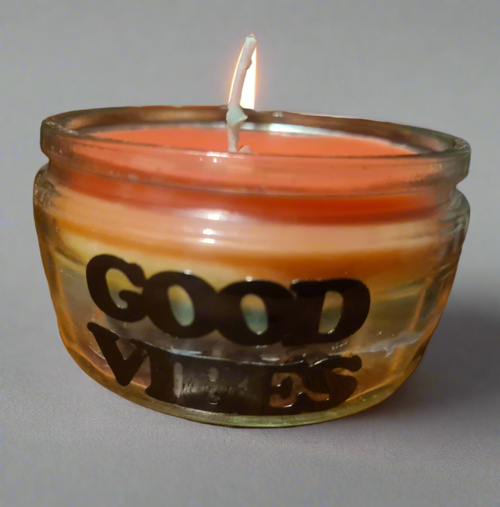 Rainbow Candles Jars