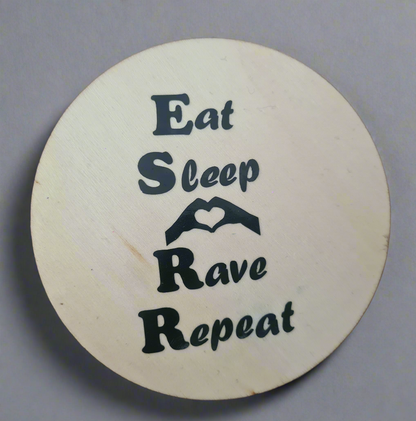 Round Wooden Coasters