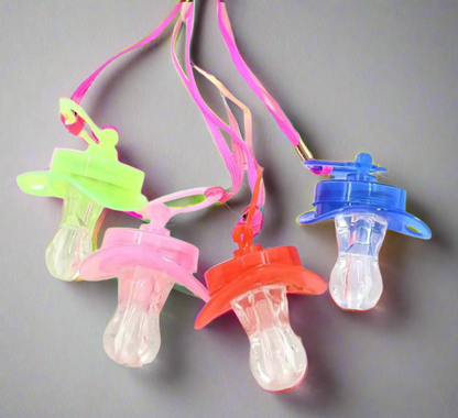 Light Up Dummy Whistles