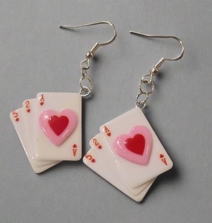 Playing Card Earrings