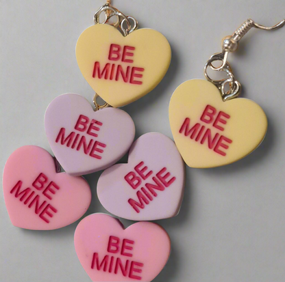 BE MINE Love Heart Earrings