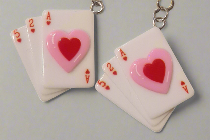 Playing Card Earrings