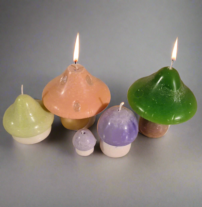 Mini Mushroom Candle