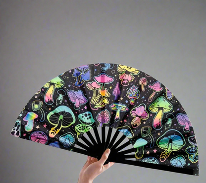 Mushroom Lover Festival Bundle – Fan, Bucket Hat, Earrings & Candle