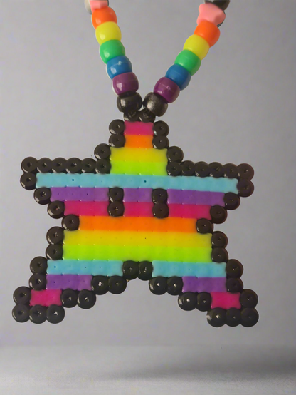 Rave Rainbow Kandi Necklaces