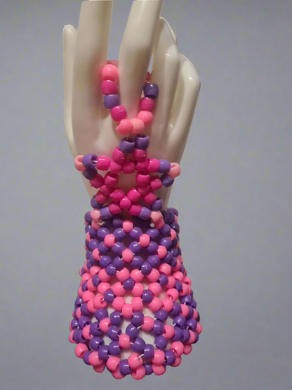 Kandi Star Glove - Handmade Festival Accessory