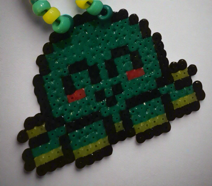 TeeTurtle Octopus Kandi Perler Necklaces - Reversible Mood Plushie Inspired Rave Jewellery