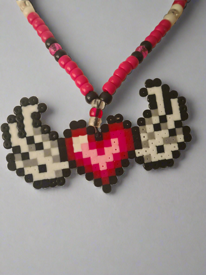 Angel Heart Kandi Necklace