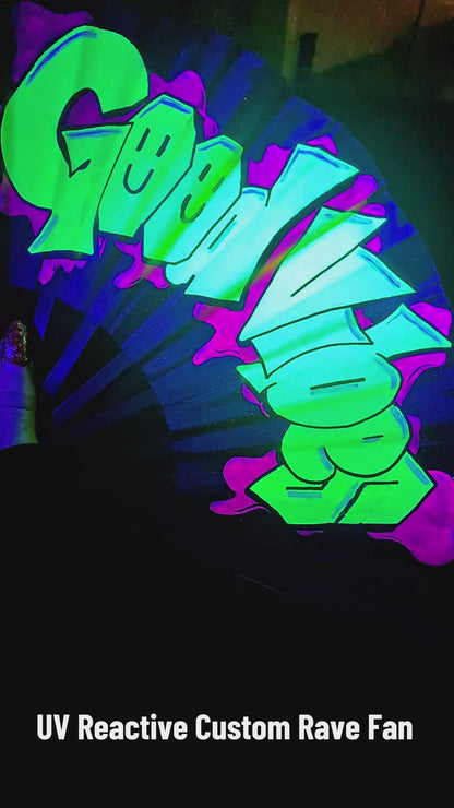 Good Vibes UV Rave Fan