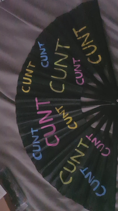 CUNT - Cartoon Effect UV Rave Fan