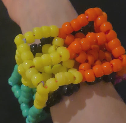 Star Kandi Cuff - Custom Handmade Festival Rave Cuff