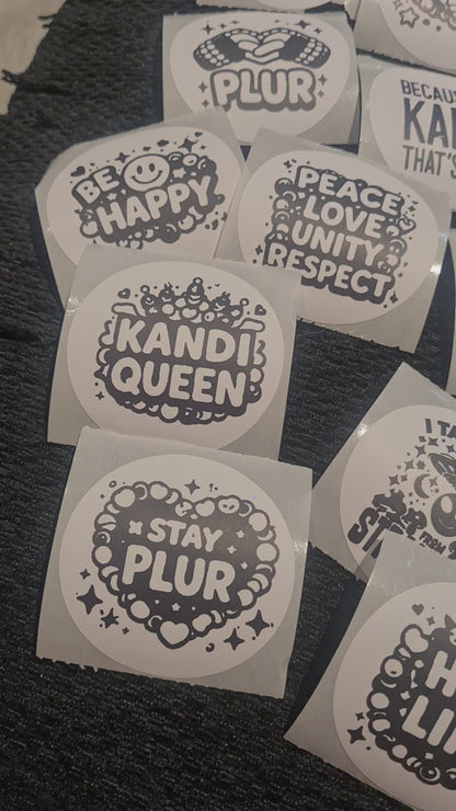 Kandi Themed Stickers