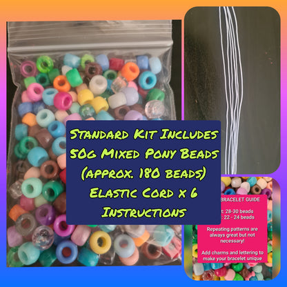Kandi Bracelet Kit - Makes 6 Bracelets