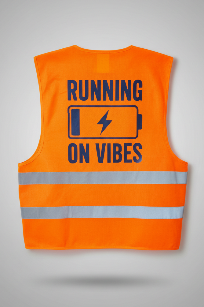 Running On Vibes Hi Vis Jacket
