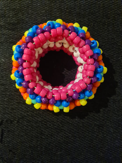 Topsy-Turvy Kandi Cuff - Custom Handmade Festival Rave Cuff