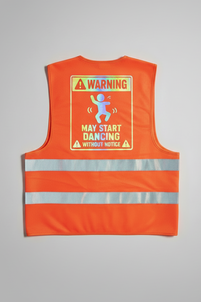 Warning May Dance Hi Vis Jacket