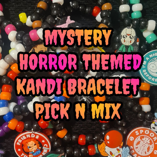 Mystery "Horror" Kandi Bracelet Pick N Mix - Festival Rave Bracelets
