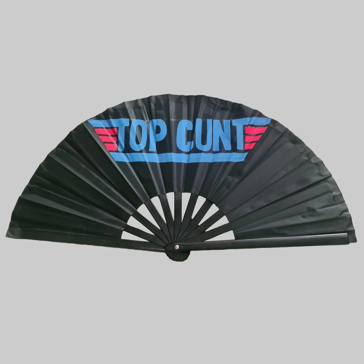 Top Cunt - TopGun themed UV Rave Fan